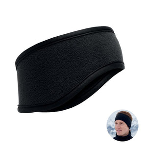 Fascia in pile Nero - personalizzabile con logo