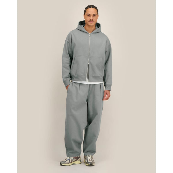 Felpa A Zip Con Cappuccio Unisex Boxy Fronter grigio / XS - personalizzabile con logo