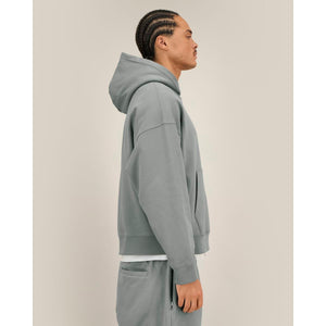 Felpa A Zip Con Cappuccio Unisex Boxy Fronter - personalizzabile con logo