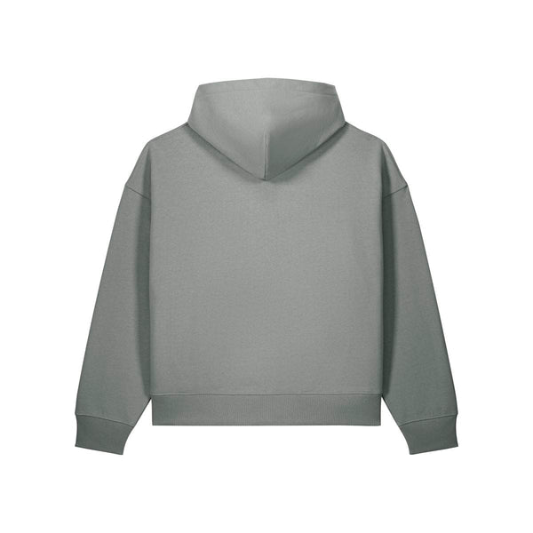 Felpa A Zip Con Cappuccio Unisex Boxy Fronter - personalizzabile con logo