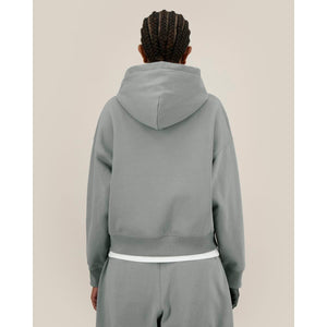 Felpa A Zip Con Cappuccio Unisex Boxy Fronter - personalizzabile con logo