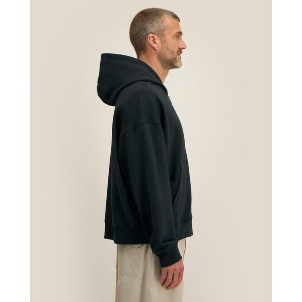 Felpa A Zip Con Cappuccio Unisex Boxy Fronter - personalizzabile con logo