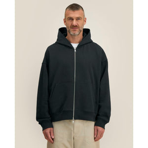 Felpa A Zip Con Cappuccio Unisex Boxy Fronter - personalizzabile con logo