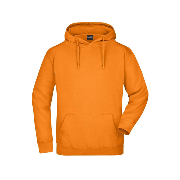 Felpa arancione / S - personalizzabile con logo