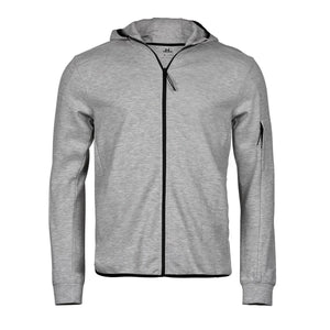 Felpa Athletic Hooded Full Zip grigio / XS - personalizzabile con logo