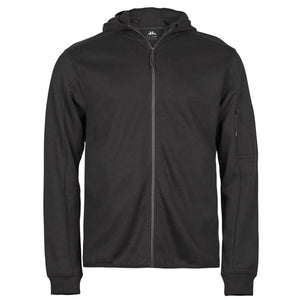 Felpa Athletic Hooded Full Zip nero / XS - personalizzabile con logo