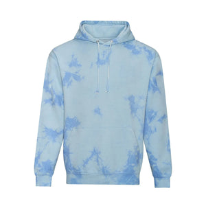 Felpa AWDis Tie-Dye Hoodie azzurro / XS - personalizzabile con logo