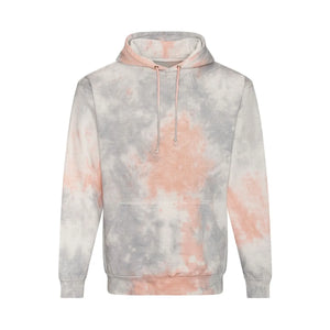 Felpa AWDis Tie-Dye Hoodie grigio / XS - personalizzabile con logo