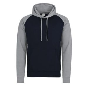Felpa Baseball Hoodie blu / S - personalizzabile con logo