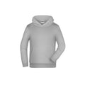 Felpa Basic-cappuccio Children grigio / XS - personalizzabile con logo