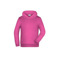 Felpa Basic-cappuccio Children rosa / XS - personalizzabile con logo