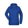 Felpa Basic cappuccio Lady blu / XS - personalizzabile con logo