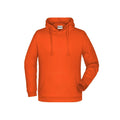 Felpa Basic cappuccio Man arancione / S - personalizzabile con logo
