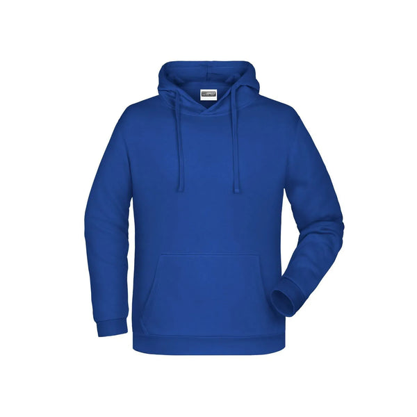 Felpa Basic cappuccio Man blu / S - personalizzabile con logo
