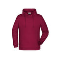 Felpa Basic cappuccio Man bordeaux / S - personalizzabile con logo