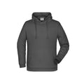Felpa Basic cappuccio Man graphite / S - personalizzabile con logo