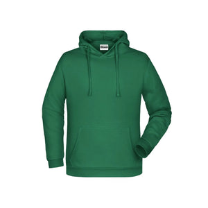 Felpa Basic cappuccio Man irish-green / S - personalizzabile con logo