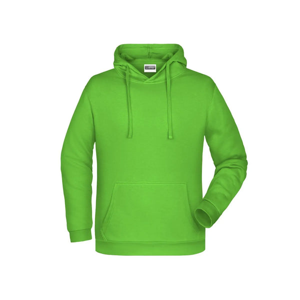 Felpa Basic cappuccio Man lime-green / S - personalizzabile con logo