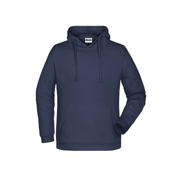 Felpa Basic cappuccio Man navy / S - personalizzabile con logo