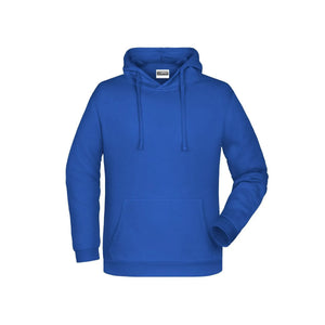 Felpa Basic cappuccio Man royal / S - personalizzabile con logo