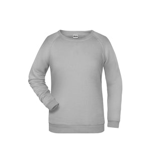 Felpa Basic  Lady grigio / XS - personalizzabile con logo