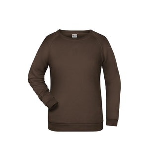 Felpa Basic  Lady marrone / XS - personalizzabile con logo