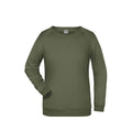 Felpa Basic  Lady olive / XS - personalizzabile con logo
