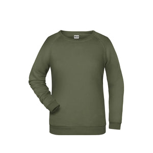 Felpa Basic  Lady olive / XS - personalizzabile con logo