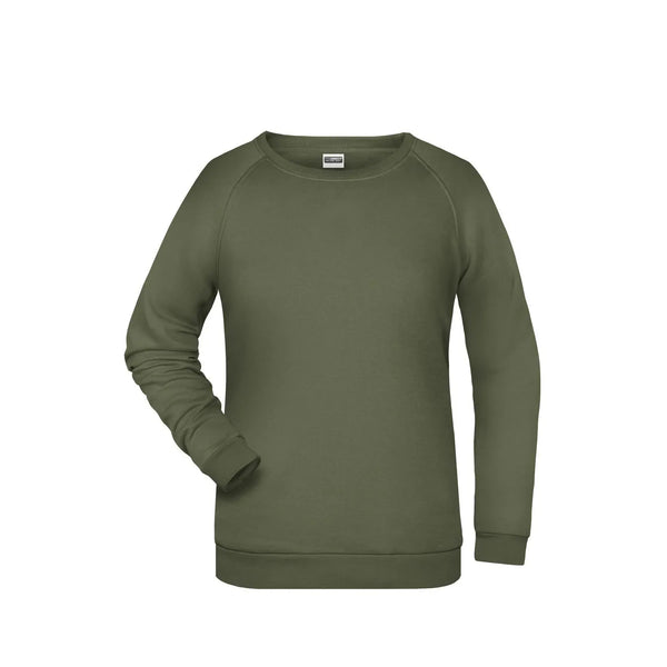 Felpa Basic  Lady olive / XS - personalizzabile con logo