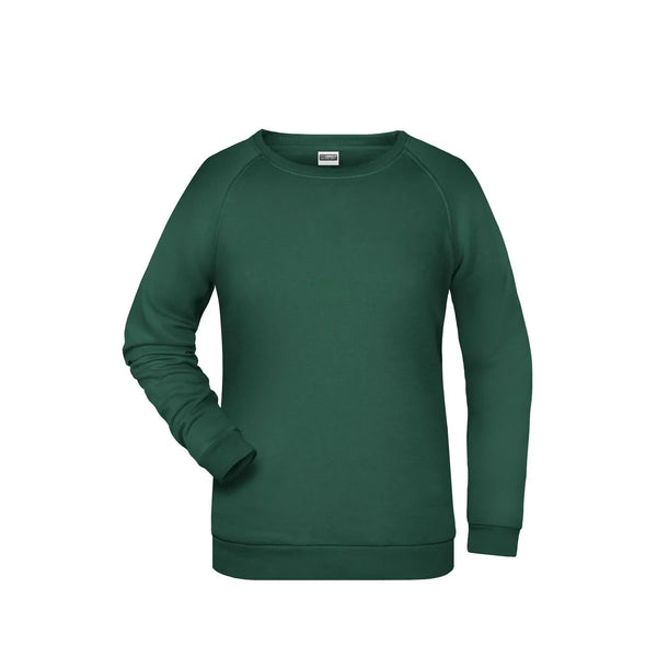 Felpa Basic  Lady verde / XS - personalizzabile con logo