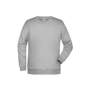 Felpa Basic  Man grey-heather / S - personalizzabile con logo