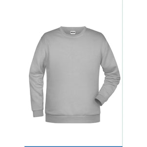 Felpa Basic  Man grigio / S - personalizzabile con logo