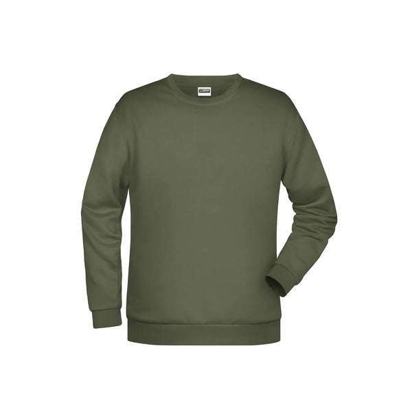 Felpa Basic  Man olive / S - personalizzabile con logo