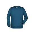 Felpa Basic  Man petrol / S - personalizzabile con logo