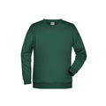 Felpa Basic  Man verde / S - personalizzabile con logo