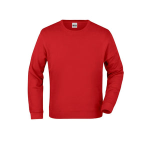 Felpa Basic rosso / S - personalizzabile con logo