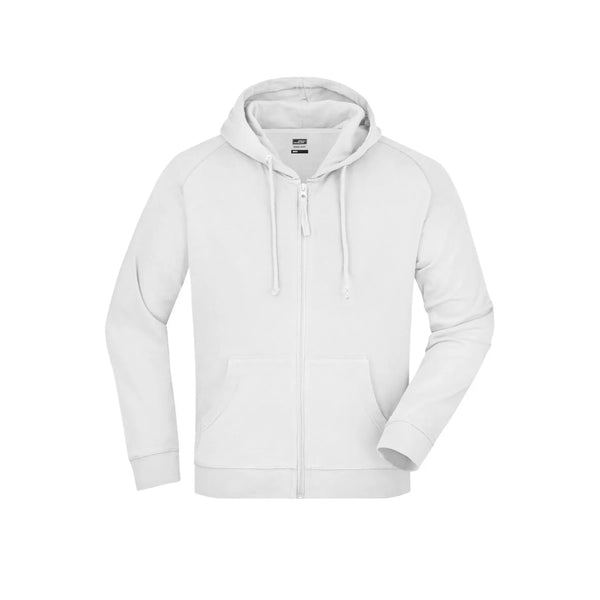 Felpa bianco / S - personalizzabile con logo