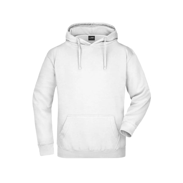 Felpa bianco / S - personalizzabile con logo