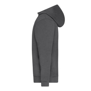 Felpa Bio Workwear Half Zip cappuccio - personalizzabile con logo
