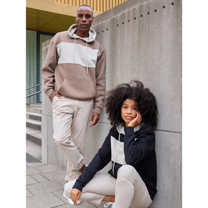 Felpa -cappuccio Colour-block Unisex - personalizzabile con logo