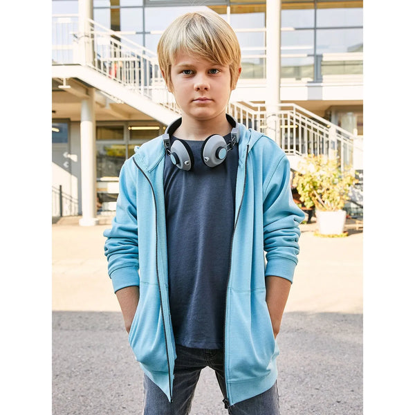 Felpa Childrens Zip cappuccio - personalizzabile con logo