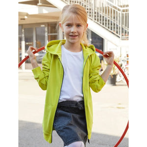 Felpa Childrens Zip cappuccio - personalizzabile con logo