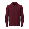 Felpa Classic Zip Unisex bordeaux / XS - personalizzabile con logo
