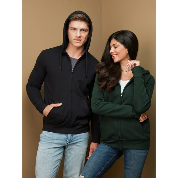 Felpa Classic Zip Unisex - personalizzabile con logo