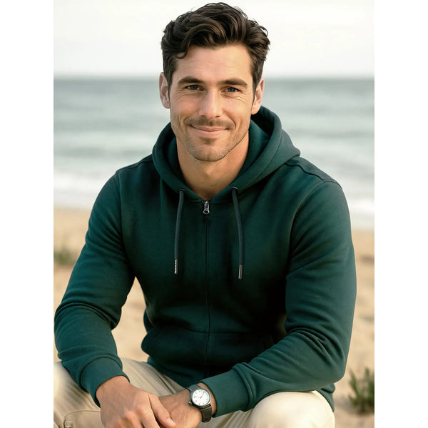 Felpa Classic Zip Unisex - personalizzabile con logo