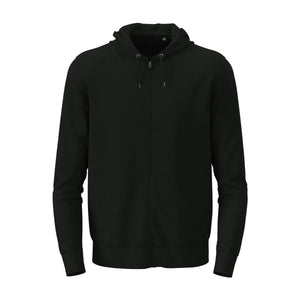 Felpa Classic Zip Unisex nero / XS - personalizzabile con logo