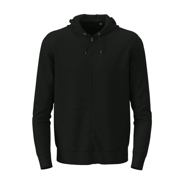Felpa Classic Zip Unisex nero / XS - personalizzabile con logo