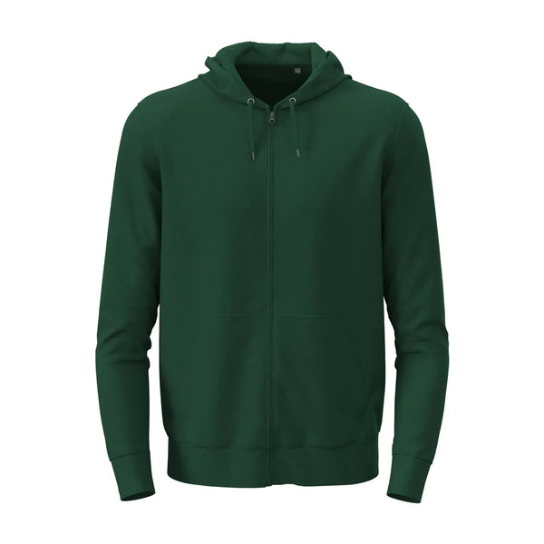 Felpa Classic Zip Unisex verde / XS - personalizzabile con logo