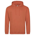 Felpa College Hoodie arancione / XS - personalizzabile con logo