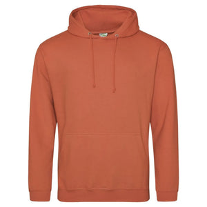Felpa College Hoodie arancione / XS - personalizzabile con logo